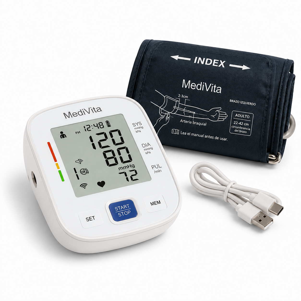 Monitor de Presión Arterial MediVita BK-525 – Brazo Superior